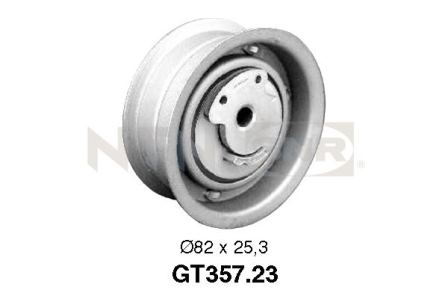 Tensioner Pulley, timing belt SNR GT357.23