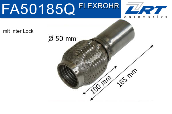 Flexible Pipe, exhaust system LRT FA50185Q