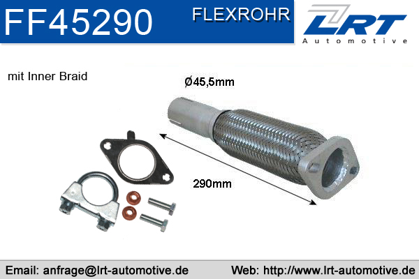 Flexible Pipe, exhaust system LRT FF45290