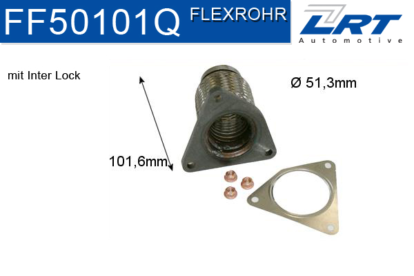 Repair Pipe, catalytic converter LRT FF50101Q