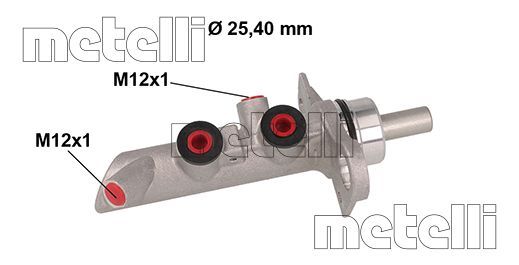Brake Master Cylinder METELLI 05-0891