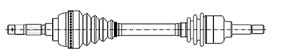 Drive Shaft METELLI 17-0120