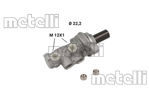 Brake Master Cylinder METELLI 05-1280