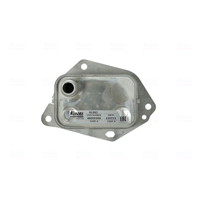 Oil Cooler, engine oil NISSENS 91592