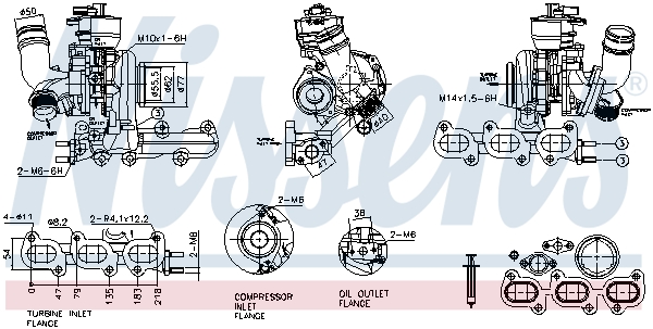 Turbocharger NISSENS 93466