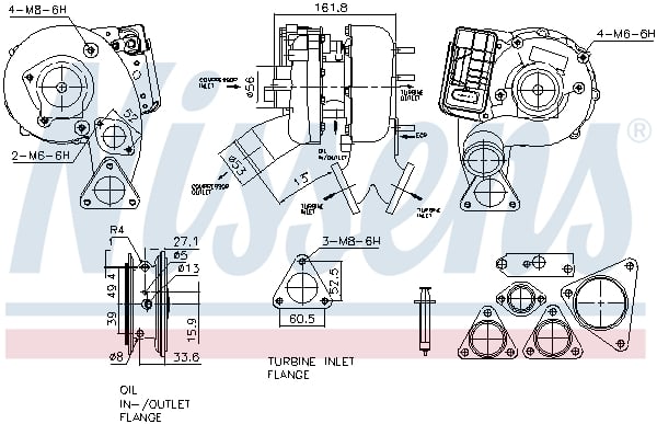 Turbocharger NISSENS 93329