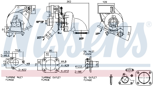 Turbocharger NISSENS 93517
