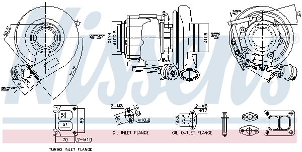 Turbocharger NISSENS 93717