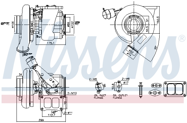 Turbocharger NISSENS 93739