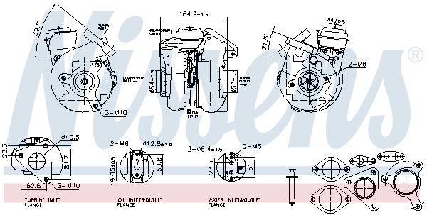 Turbocharger NISSENS 93779