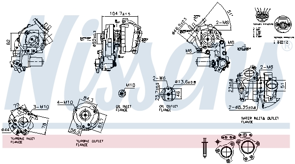 Turbocharger NISSENS 93770