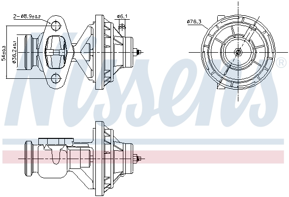 EGR Valve NISSENS 98342