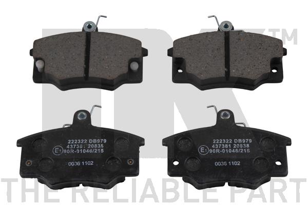 Brake Pad Set, disc brake NK 222322