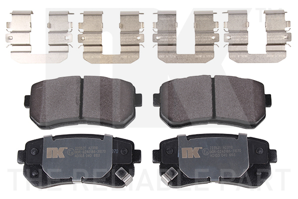 Brake Pad Set, disc brake NK 223521