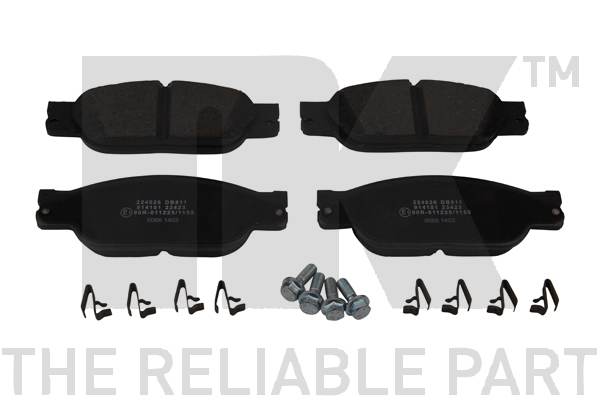 Brake Pad Set, disc brake NK 224026