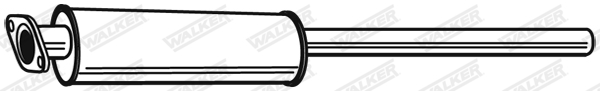 Middle Silencer WALKER 23210
