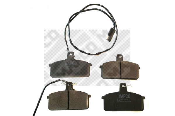Brake Pad Set, disc brake MAPCO 6180