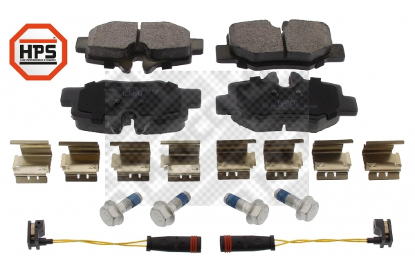 Brake Pad Set, disc brake MAPCO 6801HPS