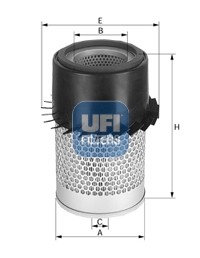 Filtr powietrza UFI 27.936.00