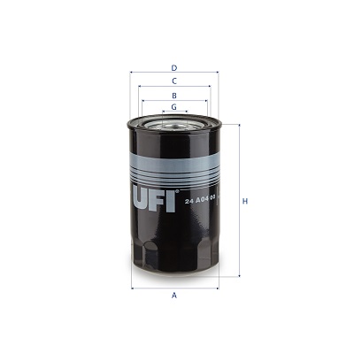 Fuel filter UFI 24.A04.00