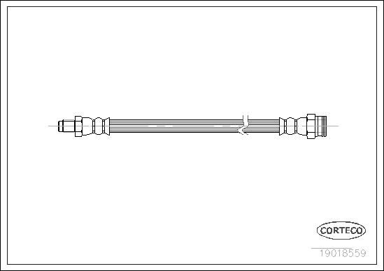 Brake Hose CORTECO 19018559