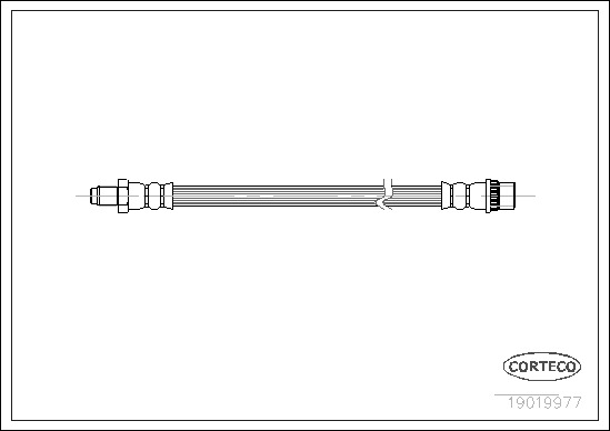 Brake Hose CORTECO 19019977