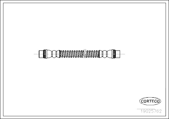 Brake Hose CORTECO 19025762