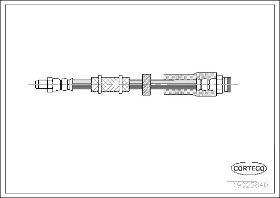 Brake Hose CORTECO 19025840