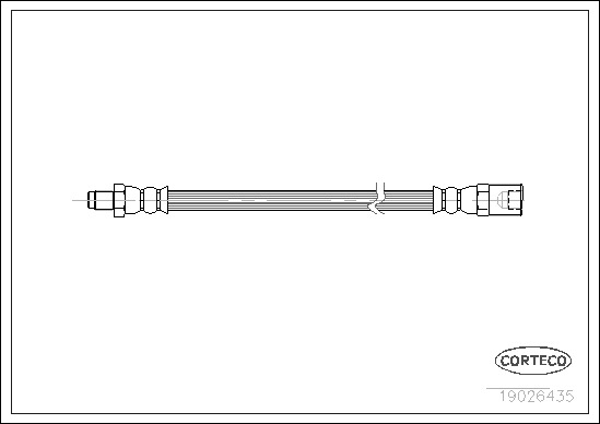Brake Hose CORTECO 19026435