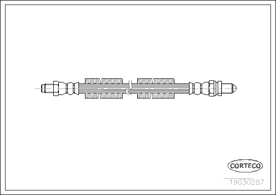 Brake Hose CORTECO 19030287