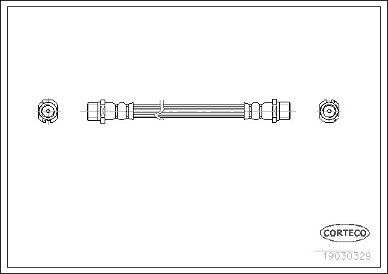 Brake Hose CORTECO 19030329