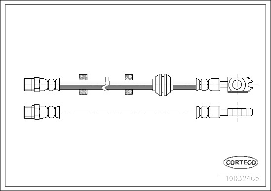 Brake Hose CORTECO 19032465