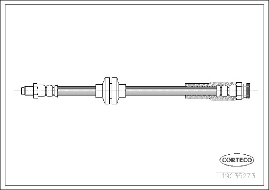 Brake Hose CORTECO 19035273