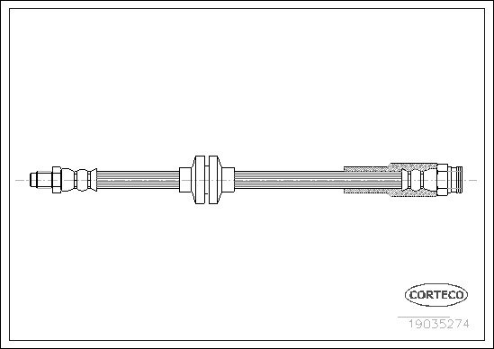 Brake Hose CORTECO 19035274