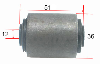 Control Arm-/Trailing Arm Bush CORTECO 21652436