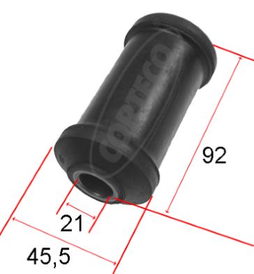Control Arm-/Trailing Arm Bush CORTECO 21652918