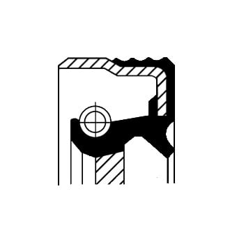 Shaft Seal, crankshaft CORTECO 12015120B