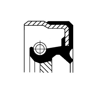 Shaft Seal, crankshaft CORTECO 20033978B