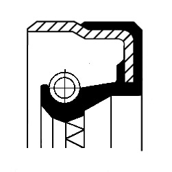 Shaft Seal, transfer case CORTECO 01019463B