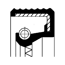 Seal Ring, compressor CORTECO 01026501B