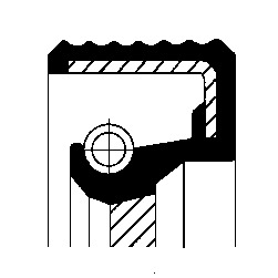 Shaft Seal, crankshaft CORTECO 46085512B