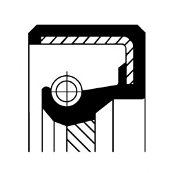 Shaft Seal, crankshaft CORTECO 19037024B