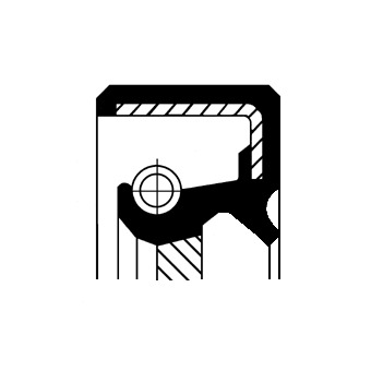 Shaft Seal, crankshaft CORTECO 19016570B