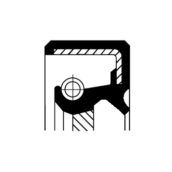 Shaft Seal, crankshaft CORTECO 19015514B