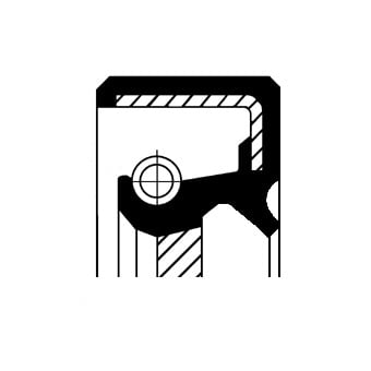 Shaft Seal, crankshaft CORTECO 19033958B