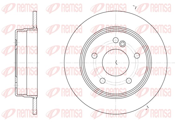 Brake Disc REMSA 6193.00