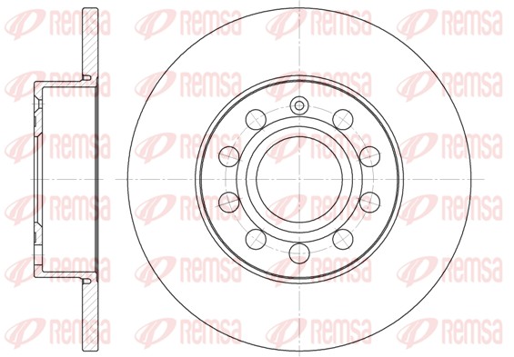 Brake Disc REMSA 6650.00