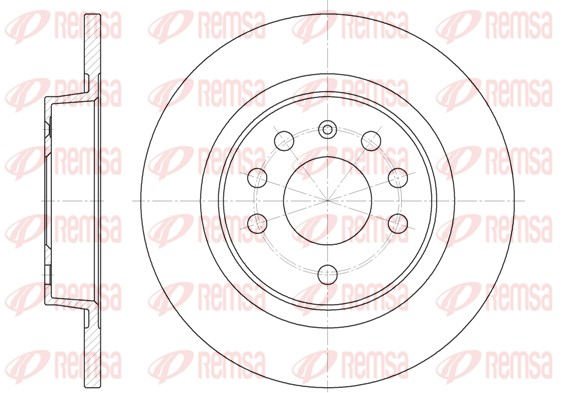 Brake Disc REMSA 6688.00