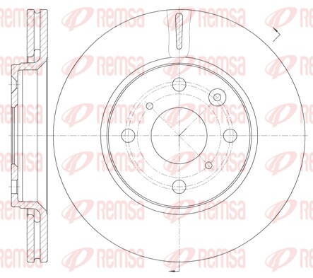 Brake Disc REMSA 61003.10