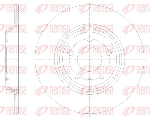 Brake Disc REMSA 61771.00